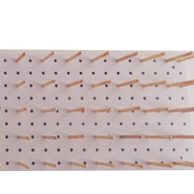 Selbstklebende Nählochplatte mit 25 Holzhaken 11,8x11,8in Multifunktionaler Lochplatten-Organizer von Joom DACH