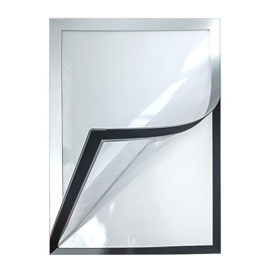 Selbstklebende Rahmen Magnetische Bild Halter mit Klar Abdeckung Wand-montiert Poster Display Rahmen für A3 silber von Joom DACH