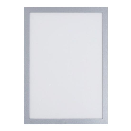 Selbstklebende Rahmen Magnetische Bild Halter mit Klar Abdeckung Wand-montiert Poster Display Rahmen für A4 silber von Joom DACH