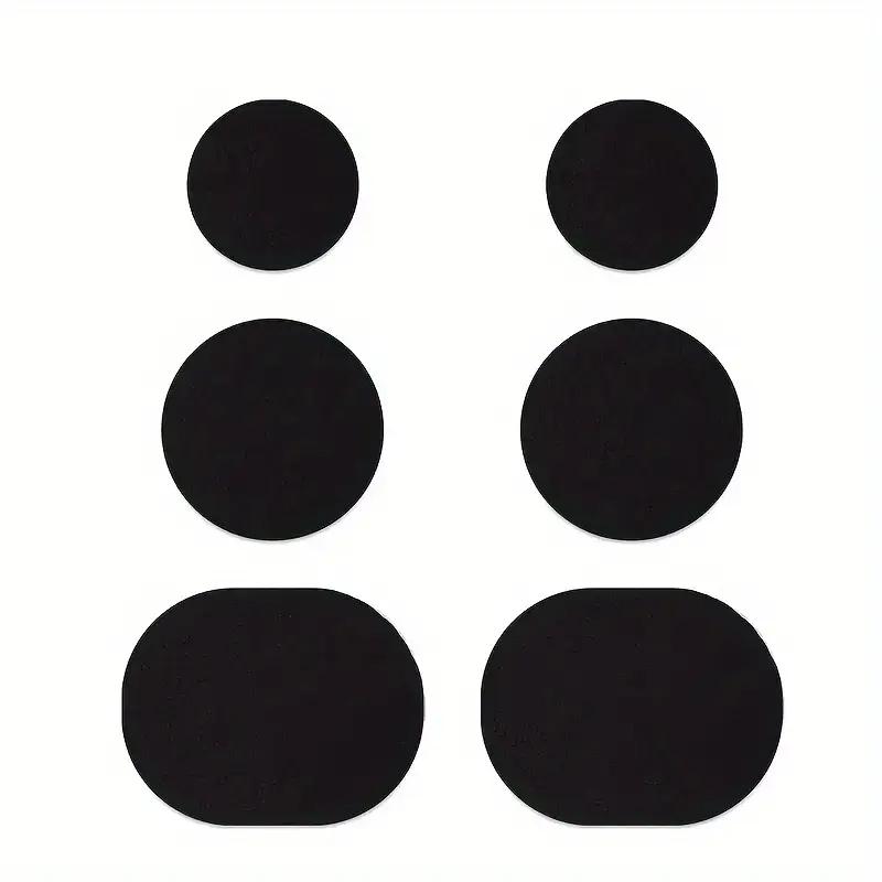 Selbstklebende Schuhflicken zum Reparieren von Schäden an den Seiten von Schuhen, zum Ausbessern von Löchern im Futter und zum Abnutzen von Flicken an der Ferse von Sportschuhen. schwarz von Joom DACH