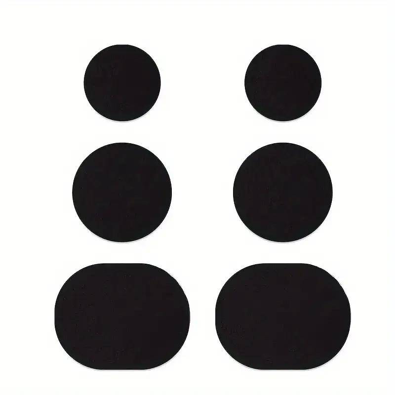 Selbstklebende Schuhflicken zum Reparieren von Schäden an den Seiten von Schuhen, zum Ausbessern von Löchern im Futter und zum Abnutzen von Flicken an der Ferse von Sportschuhen. schwarz von Joom DACH