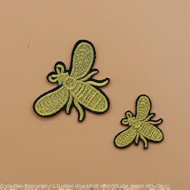 Selbstklebender Bienen-Daunenjacken-Patch zum Reparieren von Kleidungsrissen, keine Spur, Reparatur von Stoffflicken, nahtlose Stickerei, dekorativer Patch von Joom DACH