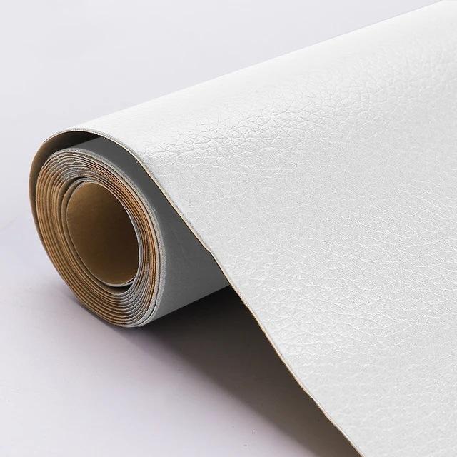 Selbstklebender Leder-Reparatur-Aufkleber für Autositz, Sofa, Zuhause, Leder-Reparatur, Farbreparatur-Patch, Leder-Zubehör 25*30cm weiß von Joom DACH