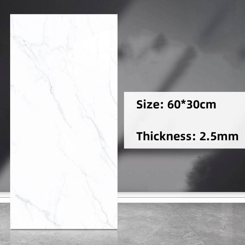 Selbstklebender Marmor-Muster-Fliesen-Aufkleber, Wanddekoration, Toilette, wasserdichte Aluminium-Kunststoff-Platte 10pcs von Joom DACH