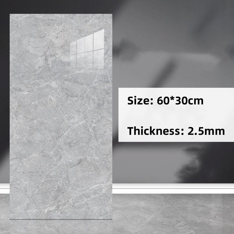 Selbstklebender Marmor-Muster-Fliesen-Aufkleber, Wanddekoration, Toilette, wasserdichte Aluminium-Kunststoff-Platte 10pcs von Joom DACH