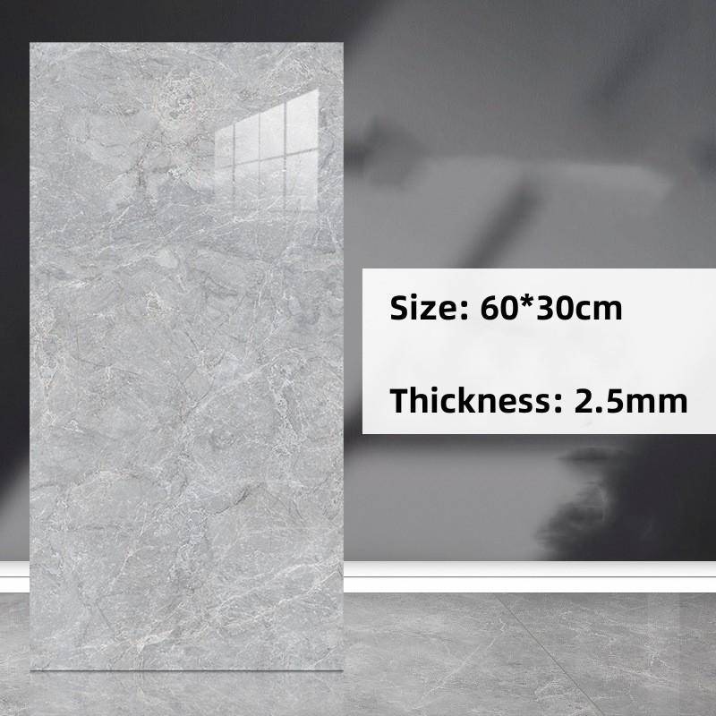 Selbstklebender Marmor-Muster-Fliesen-Aufkleber, Wanddekoration, Toilette, wasserdichte Aluminium-Kunststoff-Platte 10pcs von Joom DACH