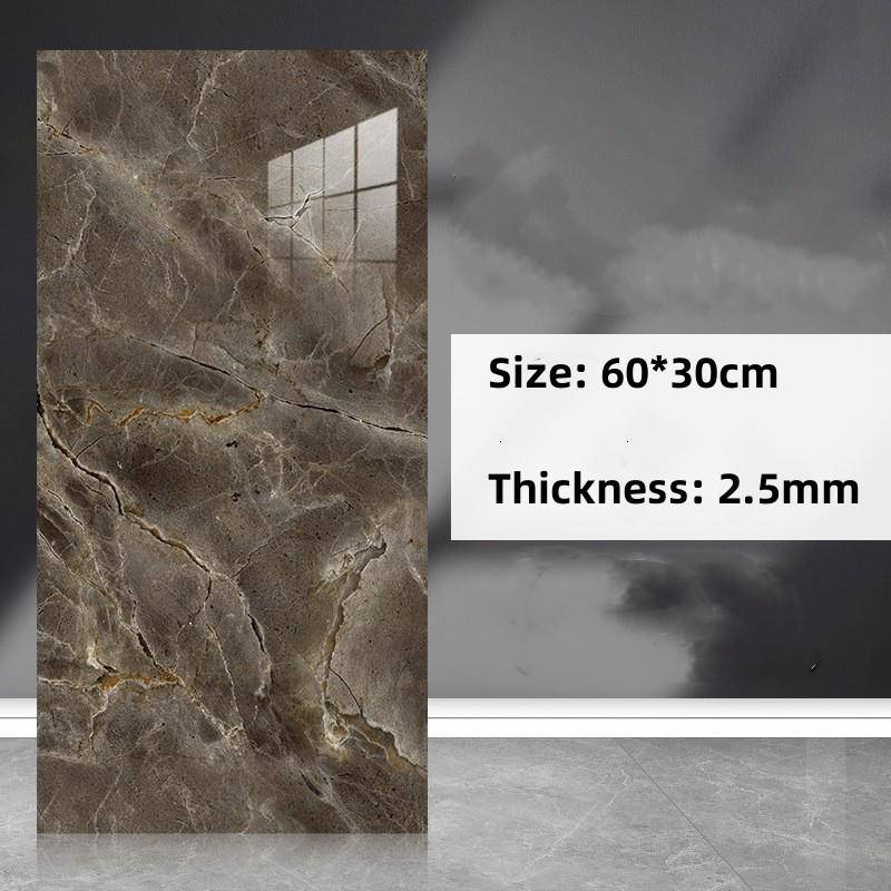 Selbstklebender Marmor-Muster-Fliesen-Aufkleber, Wanddekoration, Toilette, wasserdichte Aluminium-Kunststoff-Platte 10pcs von Joom DACH