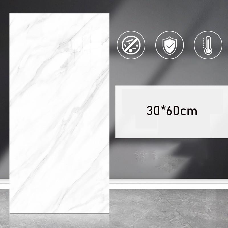 Selbstklebender Marmor-Muster-Fliesen-Aufkleber, Wanddekoration, Toilette, wasserdichte Aluminium-Kunststoff-Platte 20pcs von Joom DACH