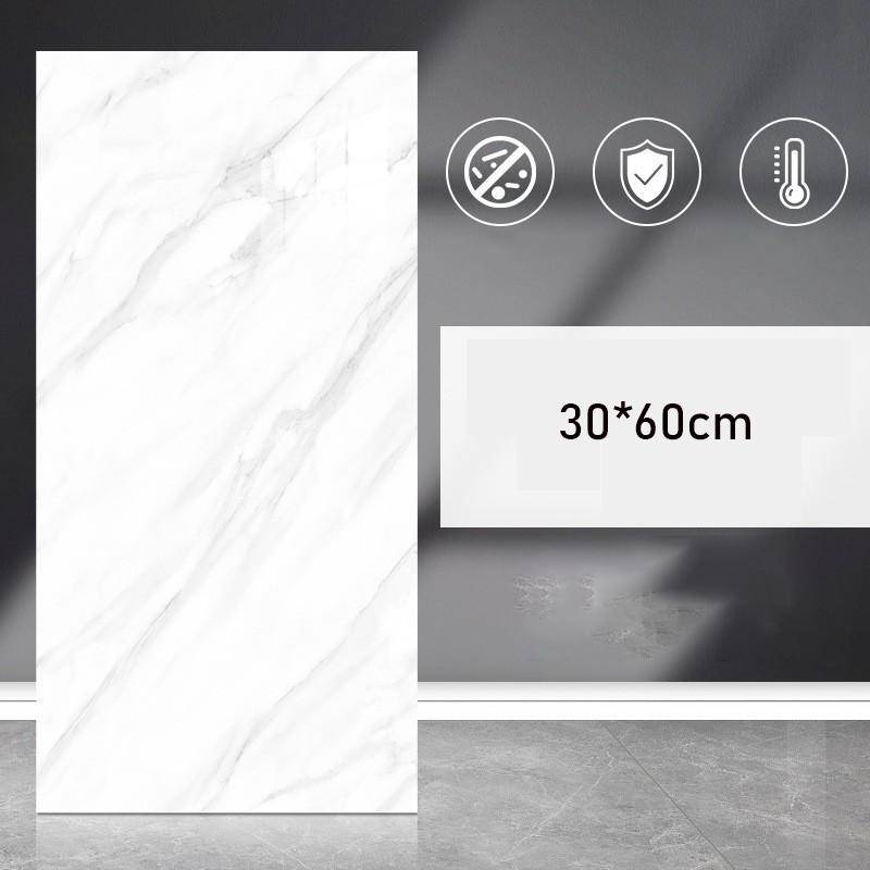 Selbstklebender Marmor-Muster-Fliesen-Aufkleber, Wanddekoration, Toilette, wasserdichte Aluminium-Kunststoff-Platte 20pcs von Joom DACH