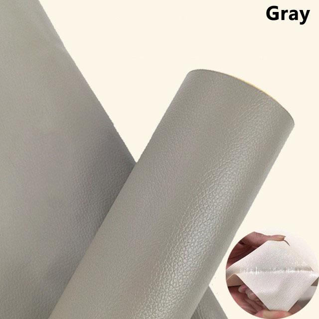 Selbstklebendes Leder-Papier-Möbelschuhe-Erste-Hilfe-Flicken Lederflicken DIY Schwarzes selbstklebendes Leder-Reparaturband für Sofa-Reparaturflicken klebrig M-25*60cm graue von Joom DACH