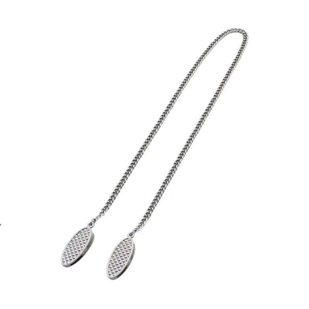 Serviettenkette, Handtuch, Schürze, Lätzchen, Kette aus Edelstahl, Serviettenklammern, Metallserviettenbefestigungsclip, Serviettenhalter, Umhängeband 1PCS silber von Joom DACH