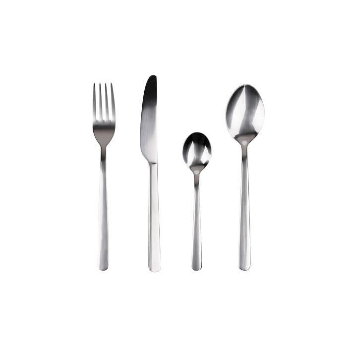 Set 24 Einheiten. Besteck aus recyceltem Edelstahl glänzend Earth Sg7775 San Ignacio - GENERISCH von Joom DACH