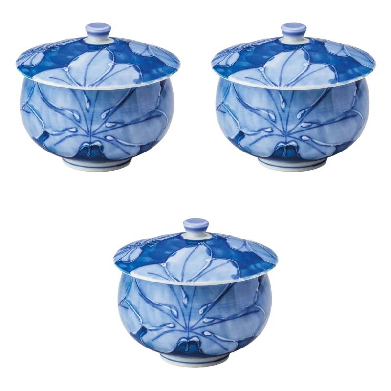 Set aus 3 Teekannen mit Deckel in dunkler Blattfarbe Sencha mit Deckel Arita-Ware Setomonohonpo [9×7.5cm (180 ccm)] (Arita-Ware) von Joom DACH