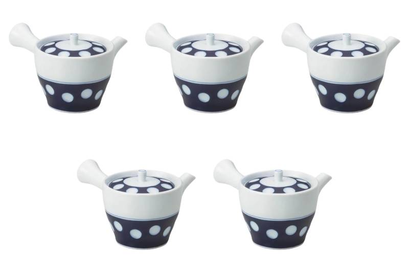 Set aus 5 mittelgroßen Teekannen mit Punktmuster Arita-Ware Teekannen Arita-Ware Setomonohonpo [10×9cm (270 ccm)] von Joom DACH