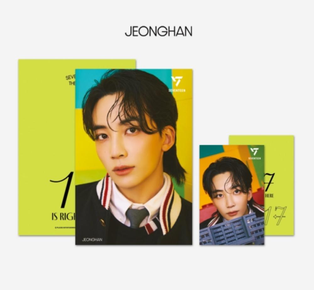 Seventeen 3D-Foto-Linsenraster-Postkarte + 1 Fotokarte „17 IS RIGHT HERE“ Ver von Joom DACH