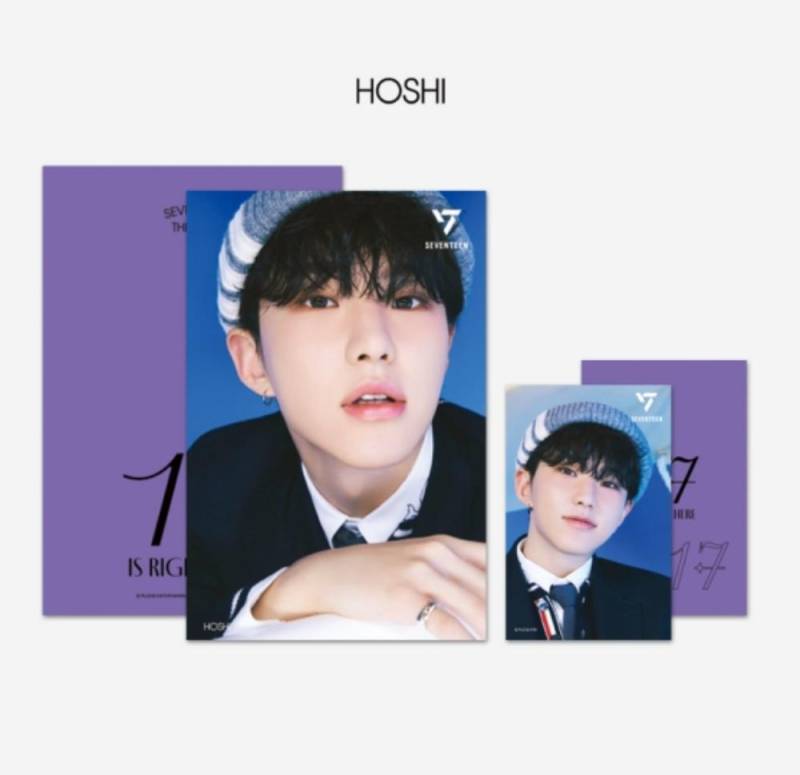 Seventeen 3D-Foto-Linsenraster-Postkarte + 1 Fotokarte „17 IS RIGHT HERE“ Ver von Joom DACH