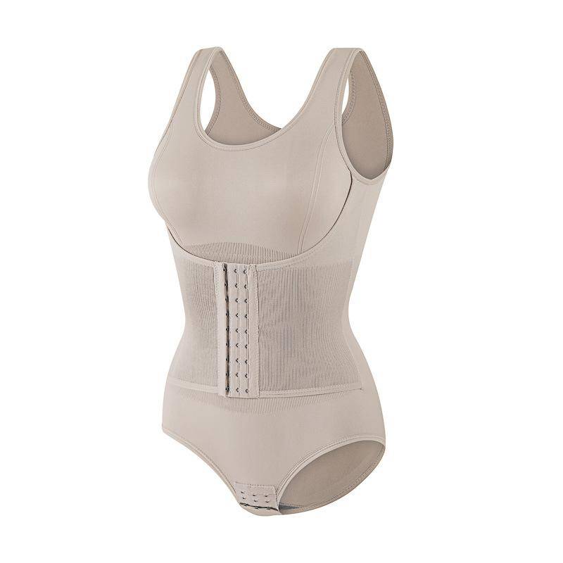 Shapewear Damen Body Tight Hip Lift und Rückenkorsett Unterwäsche Übergröße Korsett Taille Tuck In 2XL apricot von Joom DACH