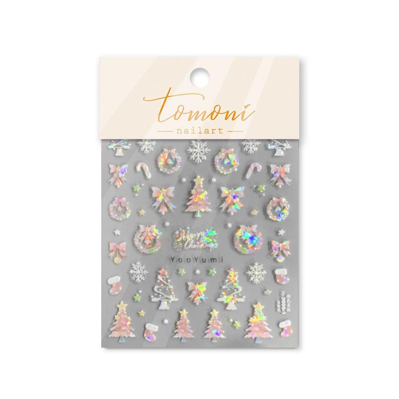 Shell Licht Fragment Flash Rosa Weihnachten Nagel Aufkleber Nail art Dekoration Aufkleber DIY Maniküre to3606-1 von Joom DACH