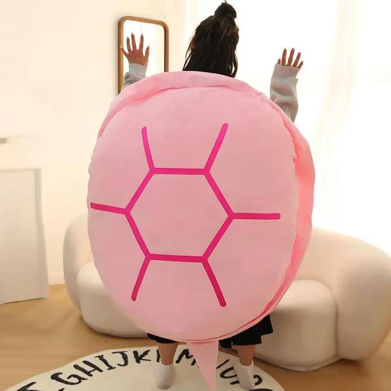 Shell Plüsch Lustige Schildkrötenpanzer Plüschtier Kinderschlafsack Gefülltes Weiches Schildkrötenkissen Kissen Kreatives Spielzeug Inte von Joom DACH