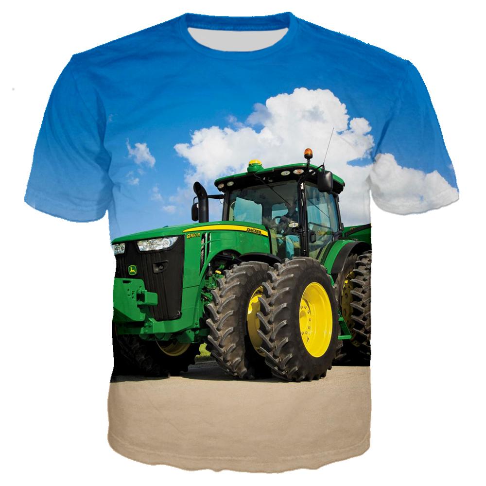 Shirt Kinder Junge Jungen Traktor | 3D-T-Shirts für Kinder Junge | Kinderbekleidung Jungen - 3d 110 von Joom DACH
