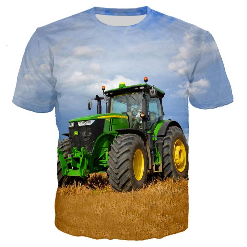 Shirt Kinder Junge Jungen Traktor | 3D-T-Shirts für Kinder Junge | Kinderbekleidung Jungen - 3d 150 von Joom DACH