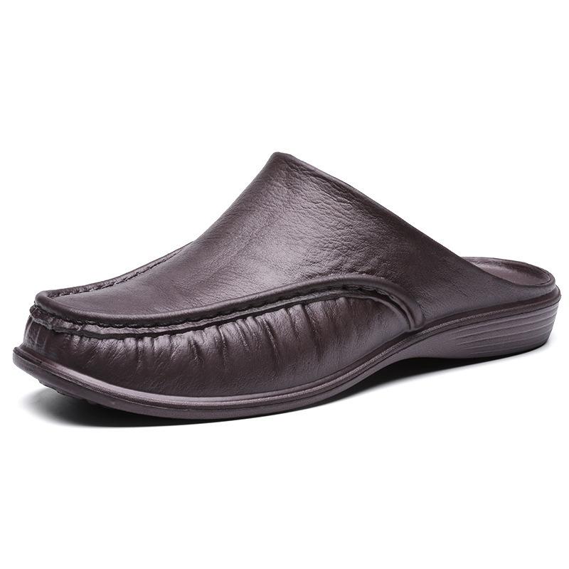 Schuhe Herren Hausschuhe EVA Slipper Flache Schuhe Walking Herren Halbschuhe Bequem Weich Haushaltssandalen Größe 40-47 2024 42 dunkelbraune Schuhe Herren Hausschuhe EVA Slipper Flache Schuhe Walking Herren Halbschuhe Bequem Weich Haushaltssandalen Größe 40-47 2024 42 dunkelbraune von Joom DACH