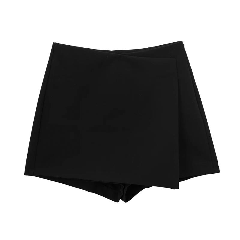Shorts Röcke Frauen Sommer Asymmetrische Vintage Hohe Taille Seitlichem Reißverschluss Weibliche Miniröcke Lässige A-linie Shorts Mit Breitem Bein S schwarz Shorts Röcke Frauen Sommer Asymmetrische Vintage Hohe Taille Seitlichem Reißverschluss Weibliche Miniröcke Lässige A-linie Shorts Mit Breitem Bein S schwarz von Joom DACH
