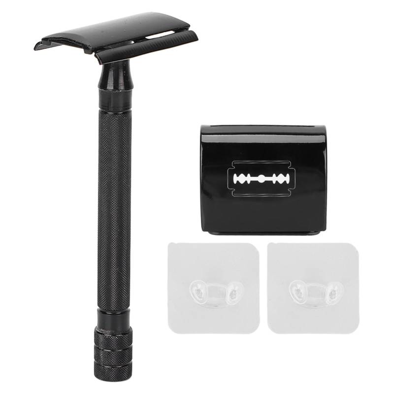 Sicherheitsrasierer mit langem Griff und doppelter Klinge, Metall, manuell, Sicherheitsrasierer für Männer, Rasierer ohne Klinge Sicherheitsrasierer mit langem Griff und doppelter Klinge, Metall, manuell, Sicherheitsrasierer für Männer, Rasierer ohne Klinge von Joom DACH