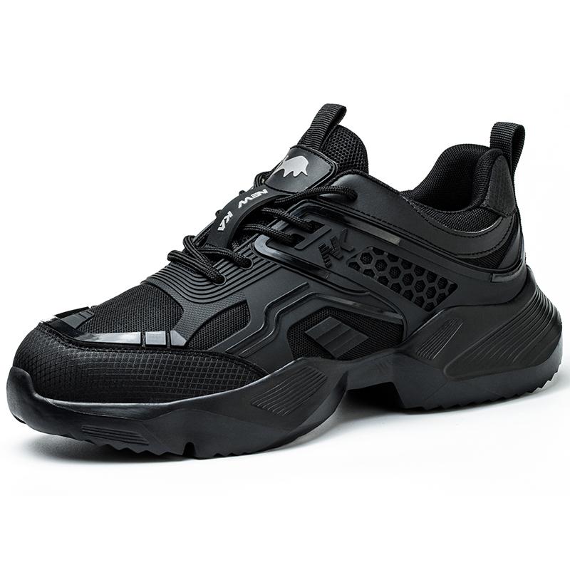 Sicherheitsschuhe Herren Neu Stahlkappe Herren Arbeitsschuhe Pannensichere Arbeitsschuhe Sneaker Männlich Schutzschuhe Arbeitsstiefel Sicherheitsstiefel 40 schwarz von Joom DACH