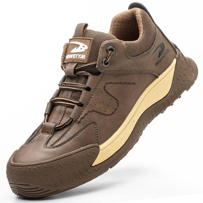 Sicherheitsschuhe mit Zehenschutzkappe für Männer und Frauen, Arbeitsschuhe, pannensicher, atmungsaktiv, Arbeitsschuhe, Stiefel, Schutzstiefel für Männer 46 von Joom DACH