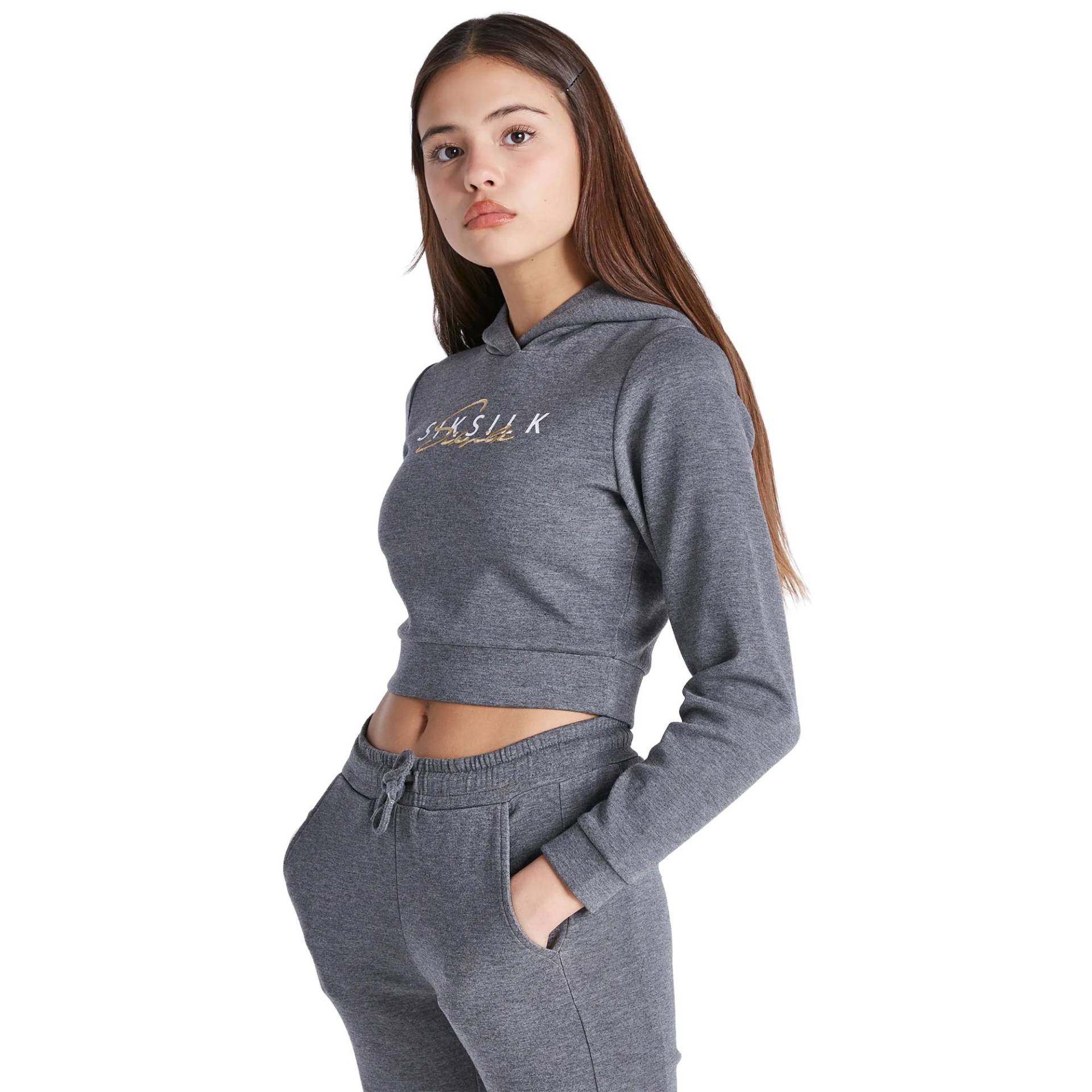 SikSilk Mädchen Signature Trainingsjacke 15 Years grau SikSilk Mädchen Signature Trainingsjacke 15 Years grau von Joom DACH