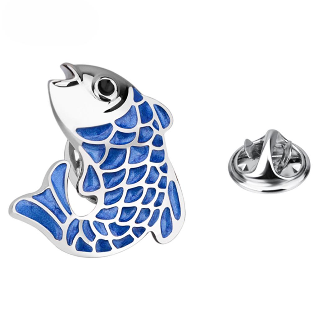Silberne Ankerbrosche, Abzeichen, Schmuck, Herren, Damen, Anstecknadel, Medaille, Anstecknadel, Metall, Corsage, Bräutigam, Anzug, formelle Accessoires von Joom DACH