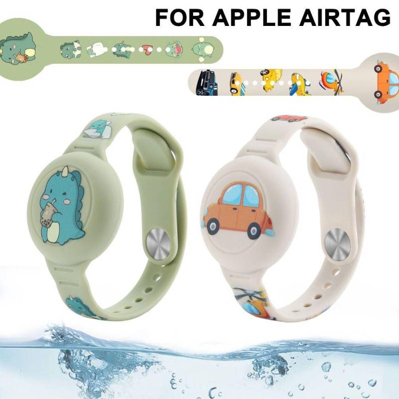Silikon Kinder Armband Fall Armband Kind Armband Neue Silikon Strap für Apple Airtag grün von Joom DACH