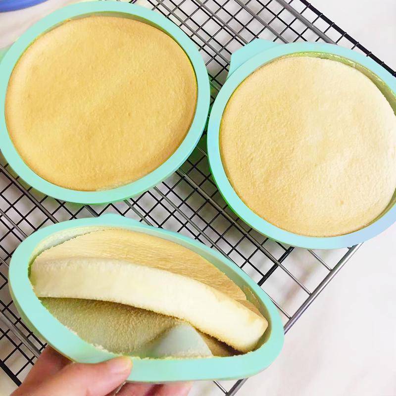 Silikon Schichtkuchen Runde Form Form Küche Backformen DIY Desserts Backform Mousse Kuchen Formen Backform Werkzeuge 1pc 6inch grün von Joom DACH