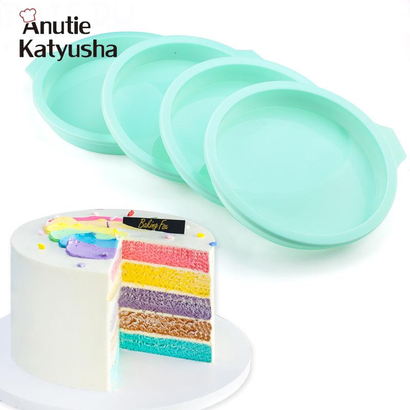 Silikon Schichtkuchen Runde Form Form Küche Backformen DIY Desserts Backform Mousse Kuchen Formen Backform Werkzeuge von Joom DACH