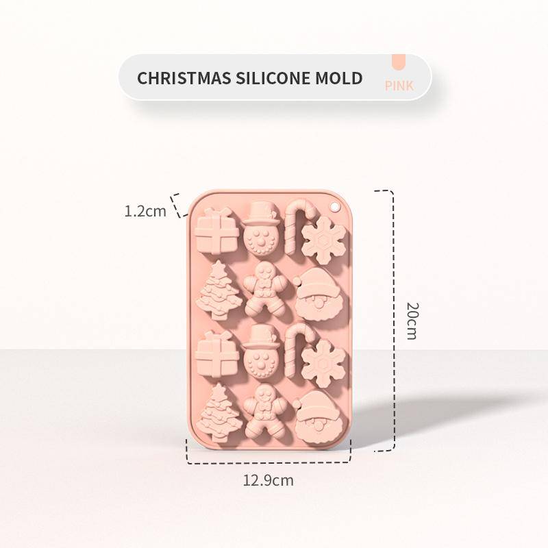 Silikon Schokoladenform Menschliche Form Lebkuchen Schneemann Weihnachtsbaum Puppe Weihnachten DIY Backform von Joom DACH