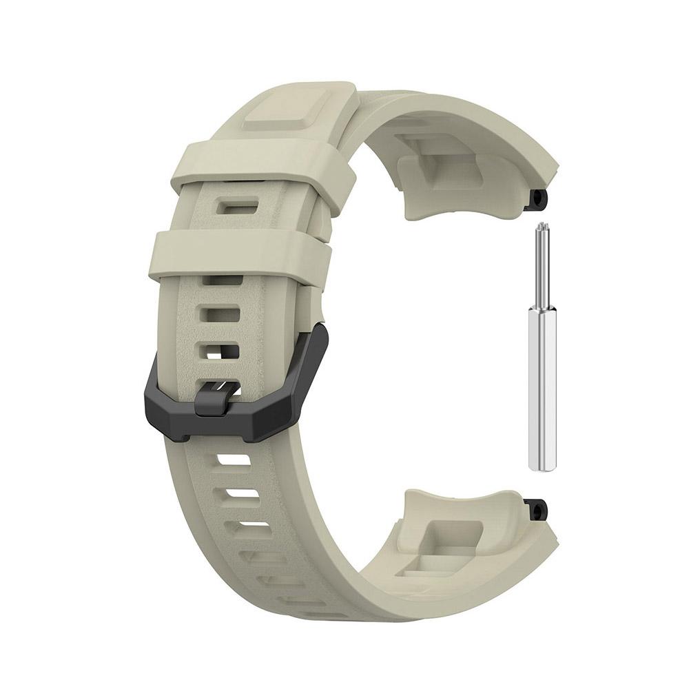 Silikon Schwarz Armband für AMAZFIT T-Rex 2 Ersatz Herren Verstellbares Sportarmband mit Entfernungswerkzeug für Amazfit T Rex 2 graue von Joom DACH