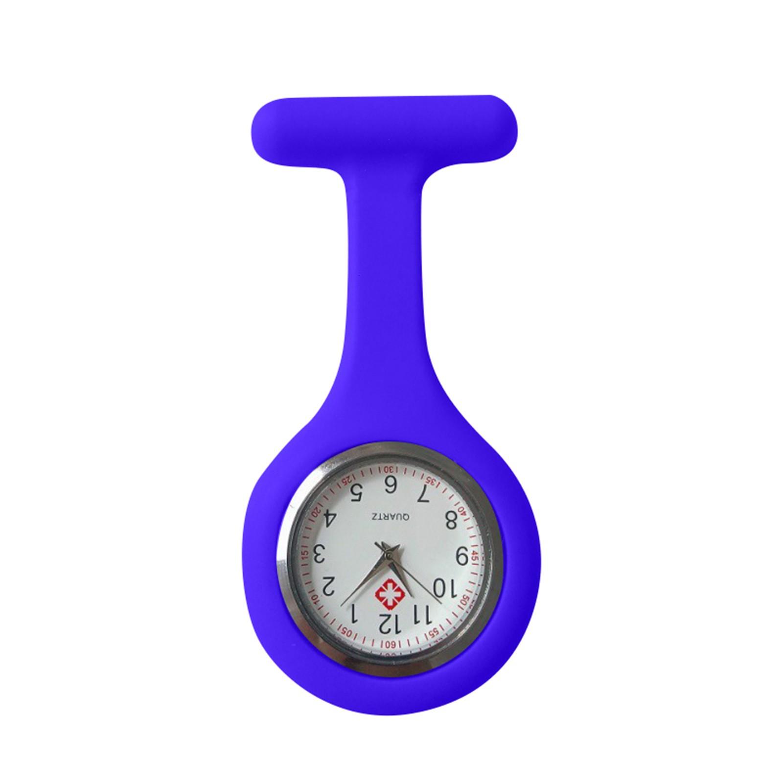 Silikon-Uhr-Brosche-Tunika-Taschenuhr mit kostenloser Batterie One Size dunkelblaue Silikon-Uhr-Brosche-Tunika-Taschenuhr mit kostenloser Batterie One Size dunkelblaue von Joom DACH