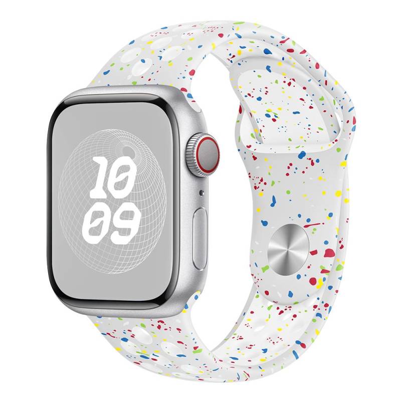 Silikon-Uhrenarmband für Apple Ultra 2 49 mm Sport-Gummiband für Iwatch Serie 9 8 7 6 SE 4 3 2 45 mm 44 mm 42 mm 41 mm 40 mm 38 mm 42mm-44mm-45mm & S/M von Joom DACH