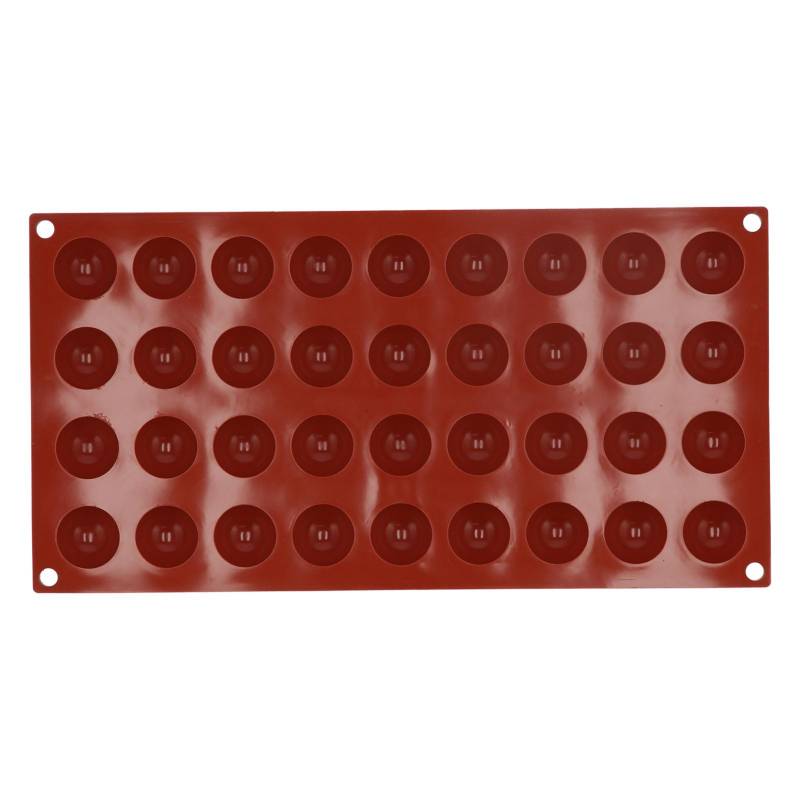 Silikonform Lebensmittelqualität Halbkugelförmige Kuchenform Tablett für Schokolade Seife Heimküche(36 Löcher ) von Joom DACH
