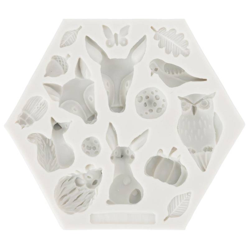 Silikonform Niedliche Tierform Leichtes Entformen Flexibel Weich Backform für DIY Kuchen Fondant von Joom DACH