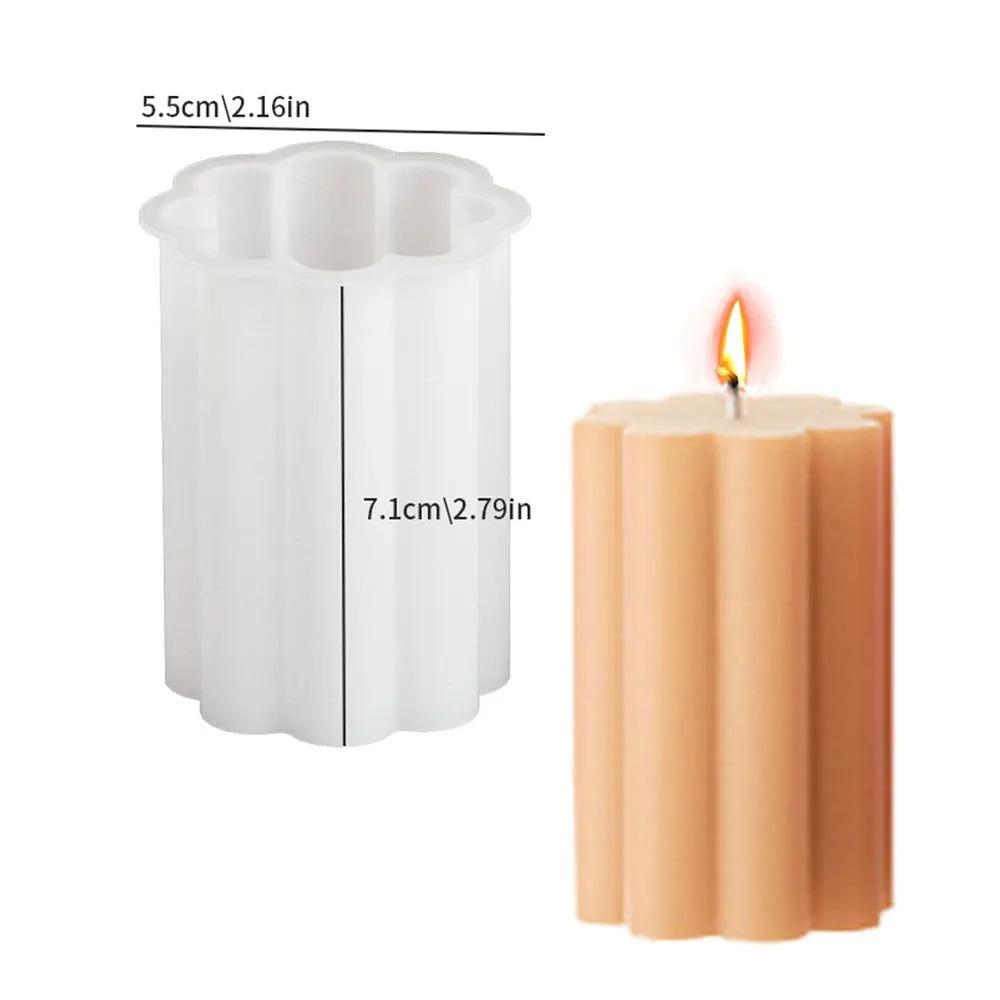 Silikonform für Kerzen, Stern, Mond, Säule, Tier, Katze, Geometrie, Kegel, Silikon-Kerzenformen, leicht zu entformen, Wolken, Blumen, Gips, Form zur Herstellung von Geschenken E von Joom DACH