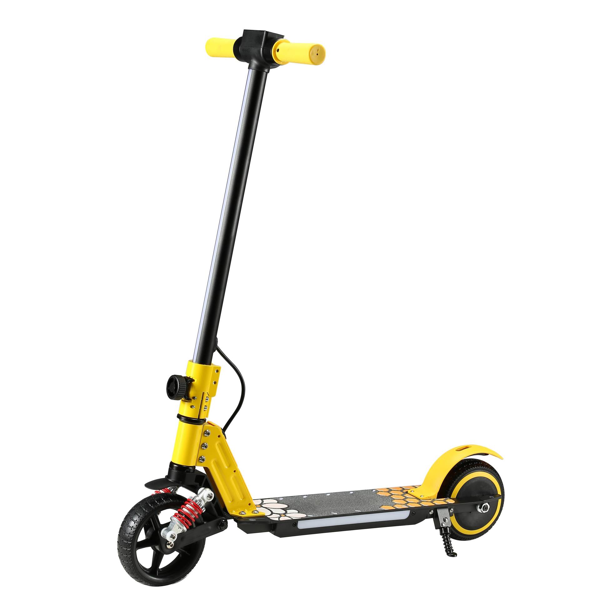 Simate S5 Faltbarer Kinder Elektro-Scooter Ultraleicht 7,2KG 130W Motor 14KM/h Sicherheitsgeschwindigkeit 70KG Zuladung Outdoor Spiel E-Scooter gelb von Joom DACH