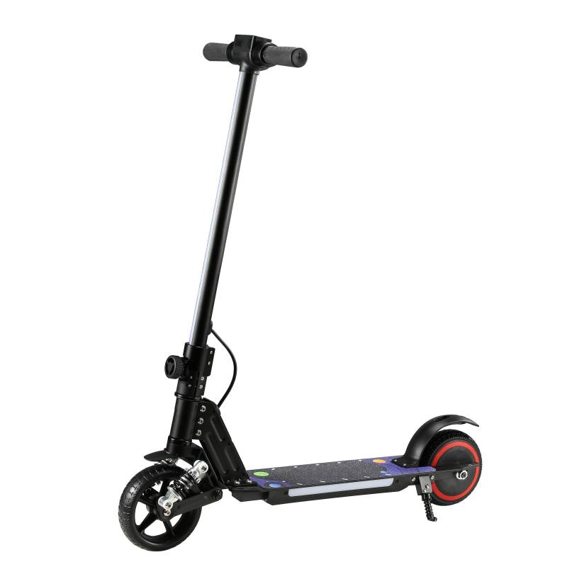 Simate S5 Faltbarer Kinder Elektro-Scooter Ultraleicht 7,2KG 130W Motor 14KM/h Sicherheitsgeschwindigkeit 70KG Zuladung Outdoor Spiel E-Scooter schwarz von Joom DACH
