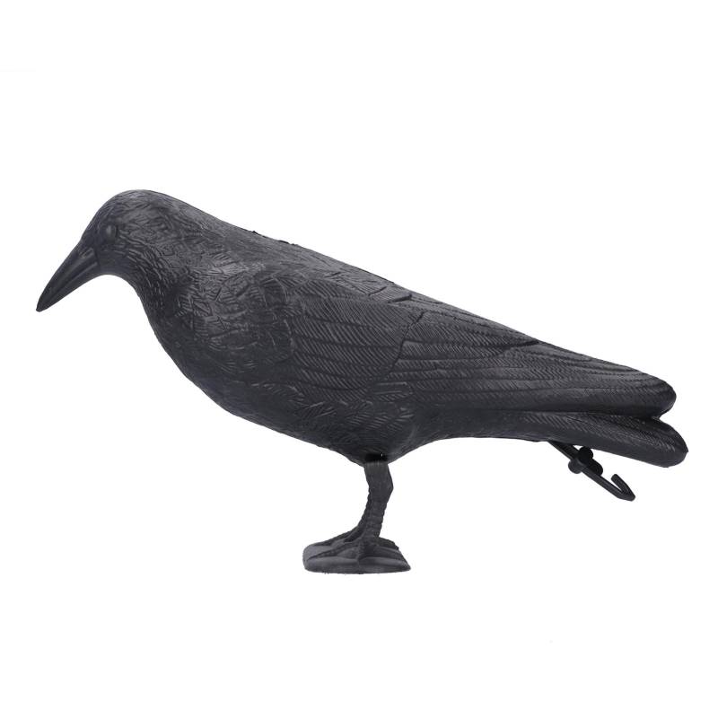 Simulation Kunststoff Crow Statue Jagd Köder Lockvögel Werkzeug für Outdoor Garten Dekoration von Joom DACH