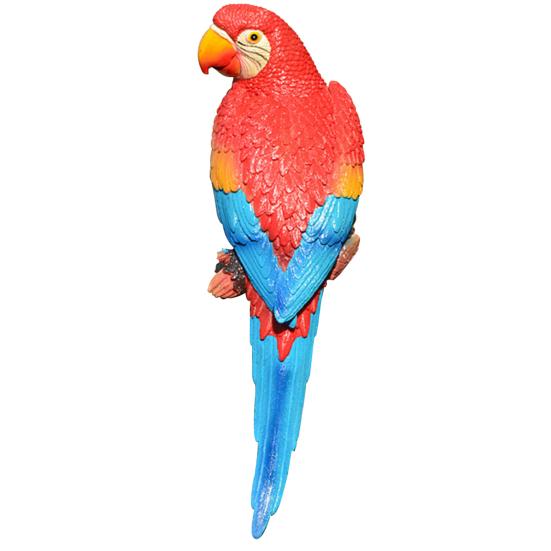 Simulation Papagei Vogel Skulptur Harz Handwerk Wandbehang Garten Dekoration von Joom DACH