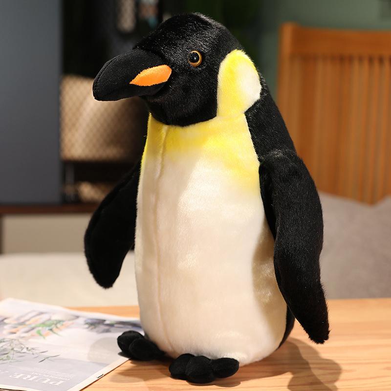 Simulation Pinguin Plüschtier Weiches Plüschtier Kuscheltier Antarktischer Pinguin Süße Puppe Kissen Zimmerdekoration Kindergeburtstagsgeschenke 45CM von Joom DACH