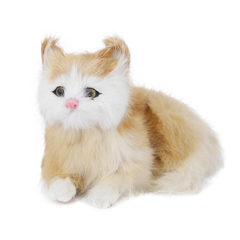 Simulation Polyethylen Katzenform Statue Tiere Skulptur Garten Hof Dekoration von Joom DACH