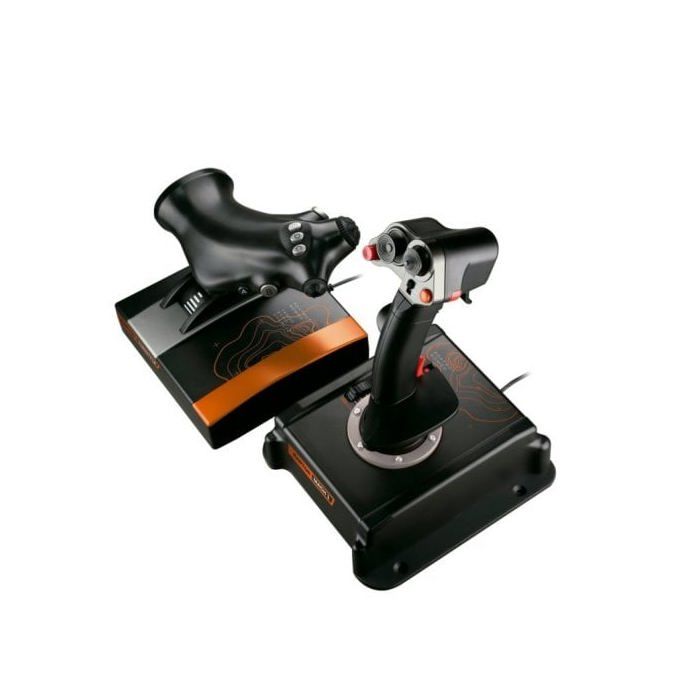 Simulations-Joystick - FR-TEC - RAPTOR MACH1 - Schwarz - PC - HOTAS-Kombination von Joom DACH