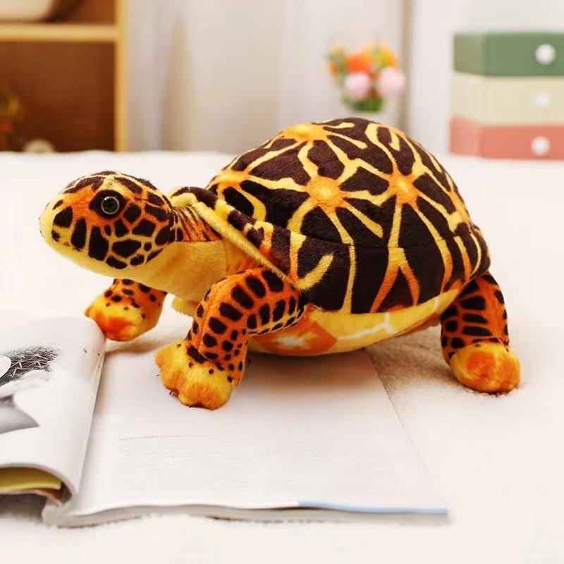 Simulations-Schildkrötenpuppen-Kissen Gibt Mädchen Heißverkaufende Niedliche Cartoon-Schildkröten-Plüschtier Kinderspielzeug Geschenke für Feste 38cm braun von Joom DACH